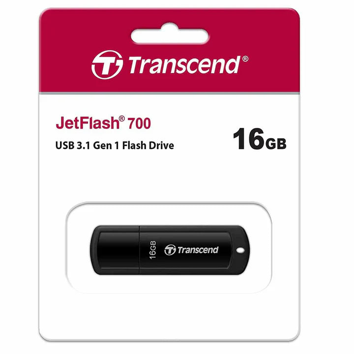 TRANSCEND 16GB JETFLASH USB 3.1 GEN 1 FLASH DRIVE