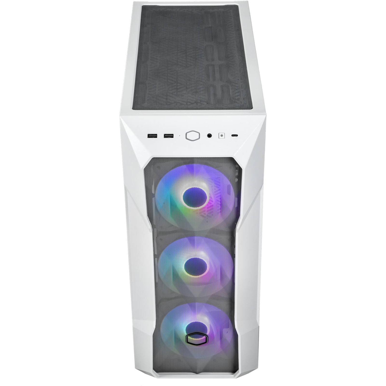 Cooler Master Masterbox Td500 Mesh V2 Argb Atx Mid Tower Case - White