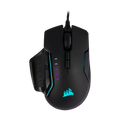 Corsair Glaive Pro Rgb Wired Gaming Mouse Aluminum Black