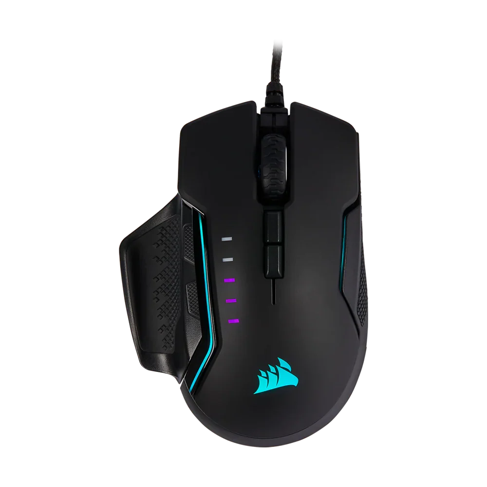 Corsair Glaive Rgb Pro Wired Gaming Mouse Black