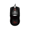 Ducky Feather Rgb Wired Omron Switch Gaming Mouse - Black/White