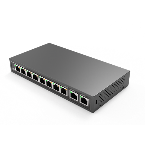 Reyee 8-Port 10/100Mbps Desktop Unmanaged Poe Switch Rg-Es110D-P