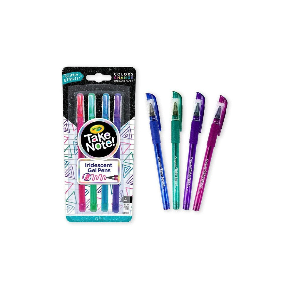 Crayola 4 CT IRIDESCENT GEL PENS