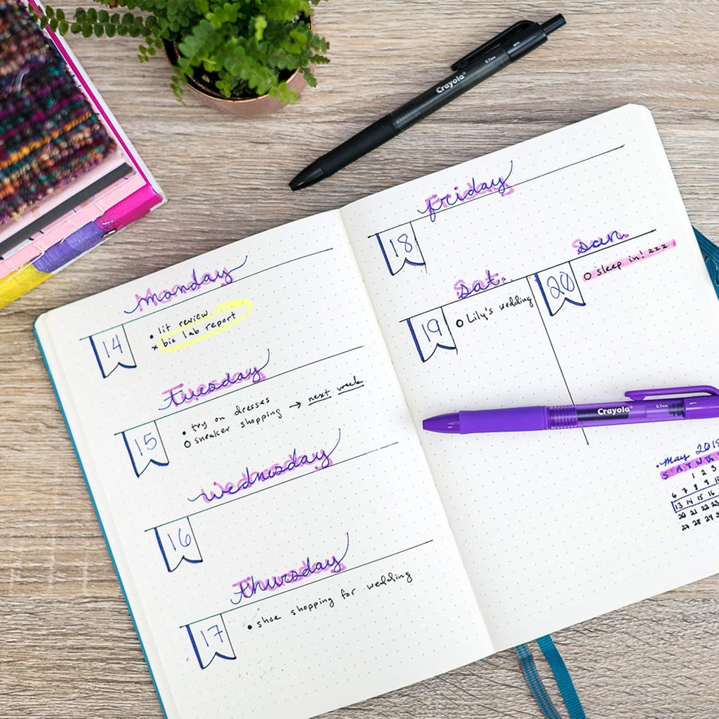 Crayola 4 CT IRIDESCENT GEL PENS