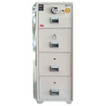 4 Drawers Fire Resistant Filing Cabinet 4 Key & Digital Number Lock