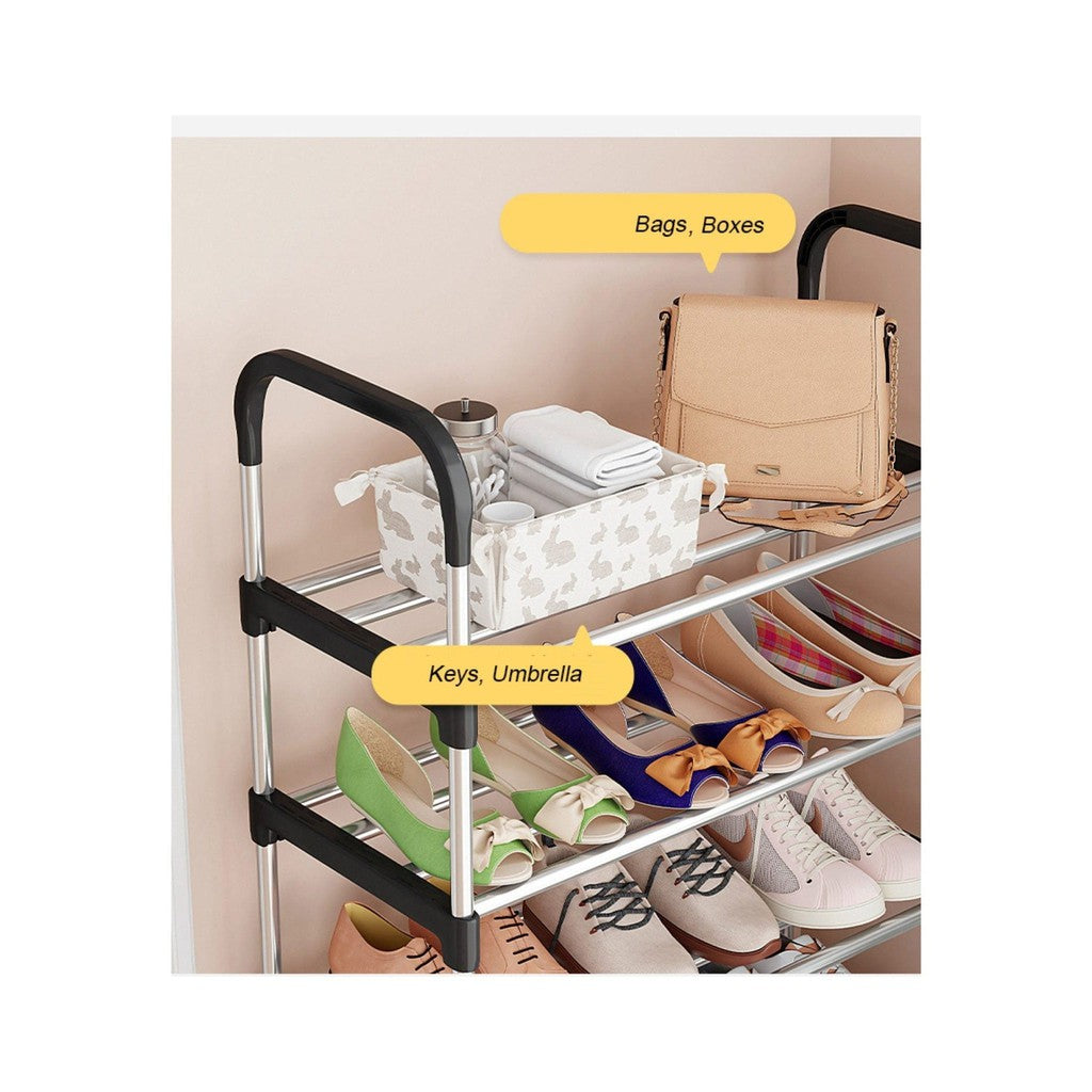 4 Tier Steel Shoe Rack