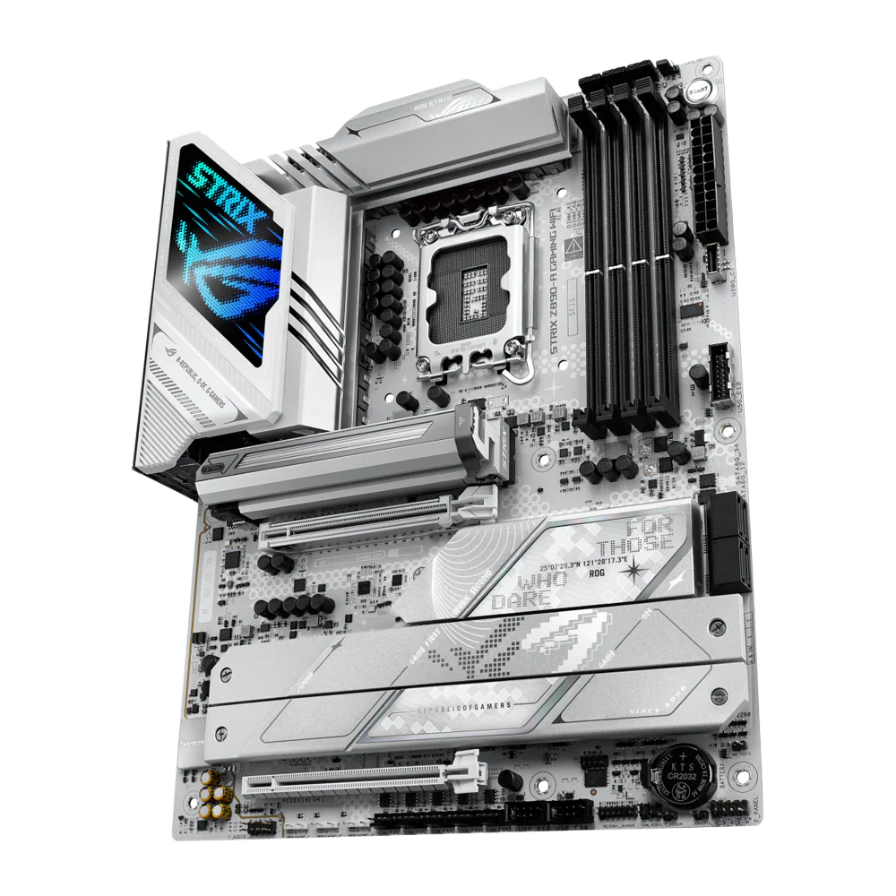 Asus Rog Strix Z890-A Gaming Wifi-7 Ddr5 Motherboard White