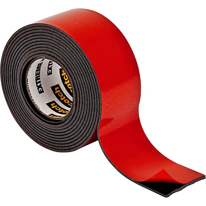 3M Scotch-Mount Extreme Black Double-Sided Mounting Tape 2.54CMx1.52M