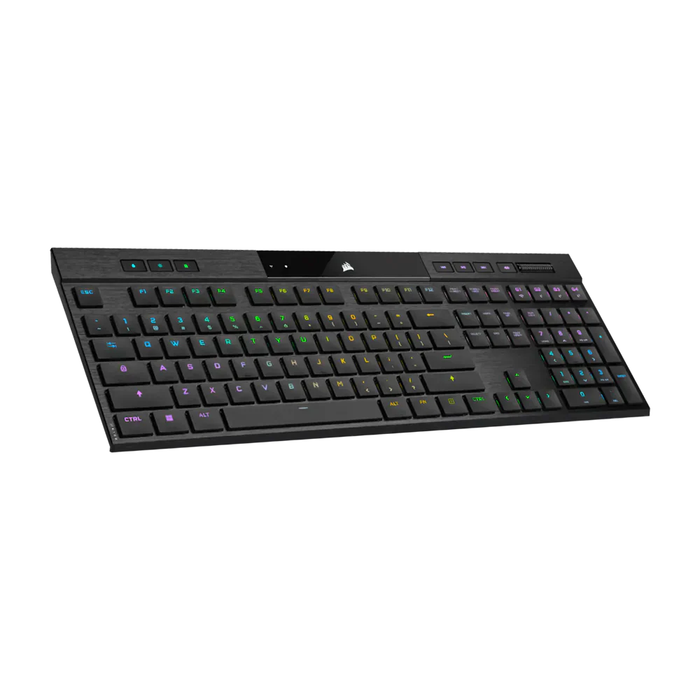 Corsair K100 Air Rgb Wireless Ultra-Thin Mechanical Gaming Keyboard - Black