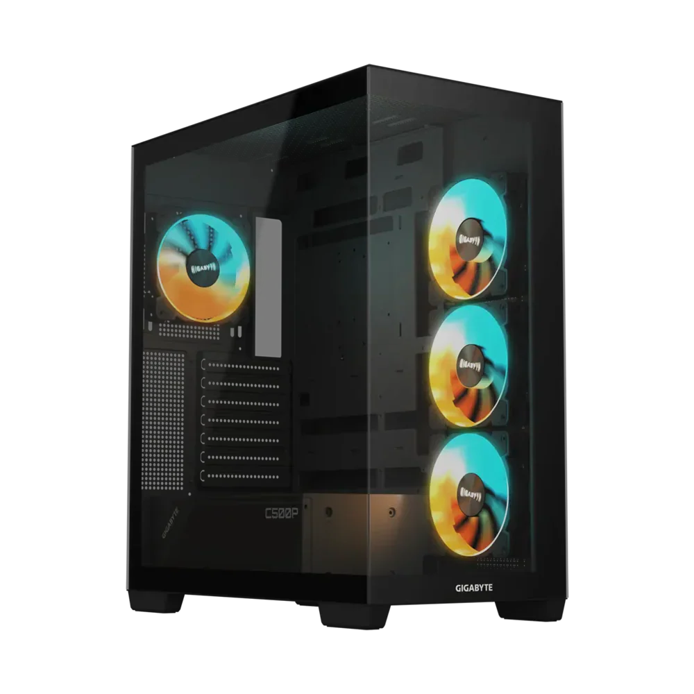 Gigabyte C500 Panoramic Stealth Mid Tower Case Black