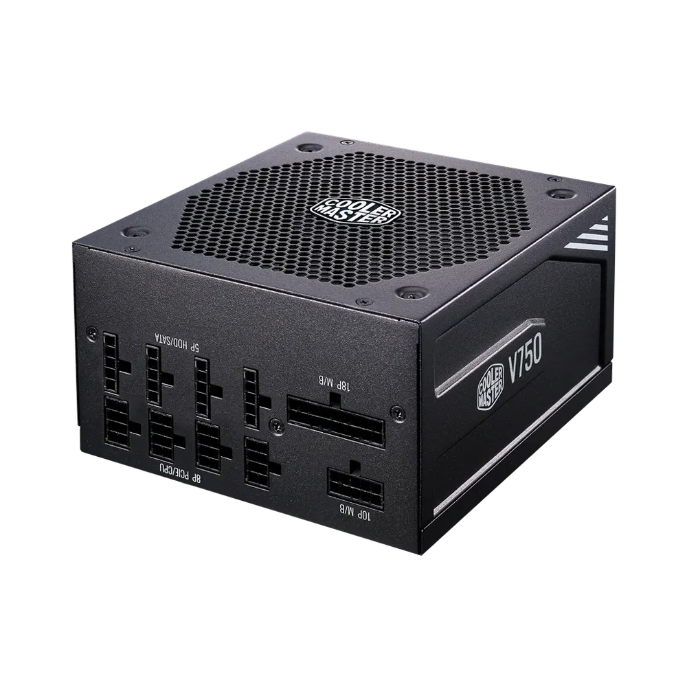 Cooler Master V750 750W V2 80 Plus Gold Power Supply - Black