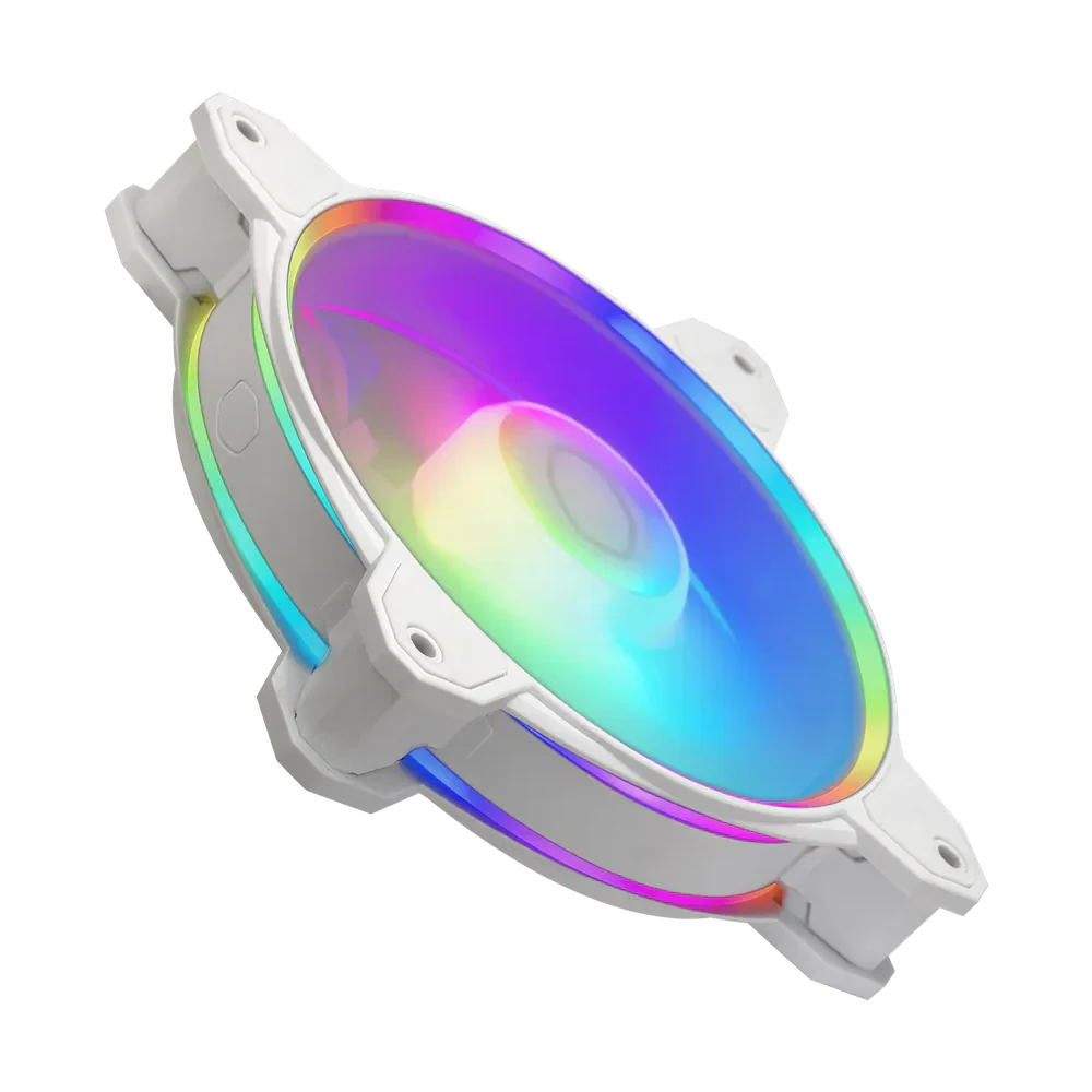 Cooler Master Mf120 Halo Argb Case Fan - White