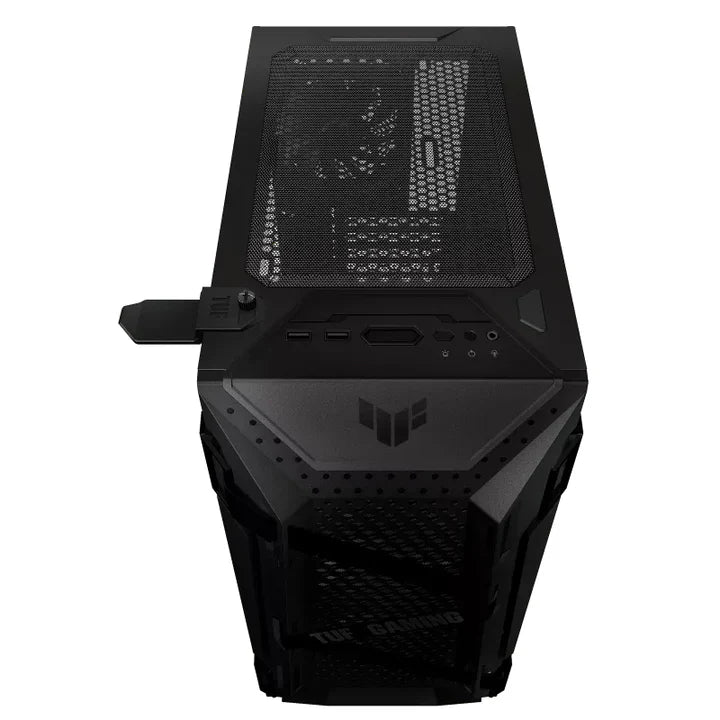 Asus TUF Gaming GT301 Mid-Tower Tempered Glass Side Panel Case with HoneyComb Front Panel & 3 ARGB Fans + 1 Rear Fan - Black