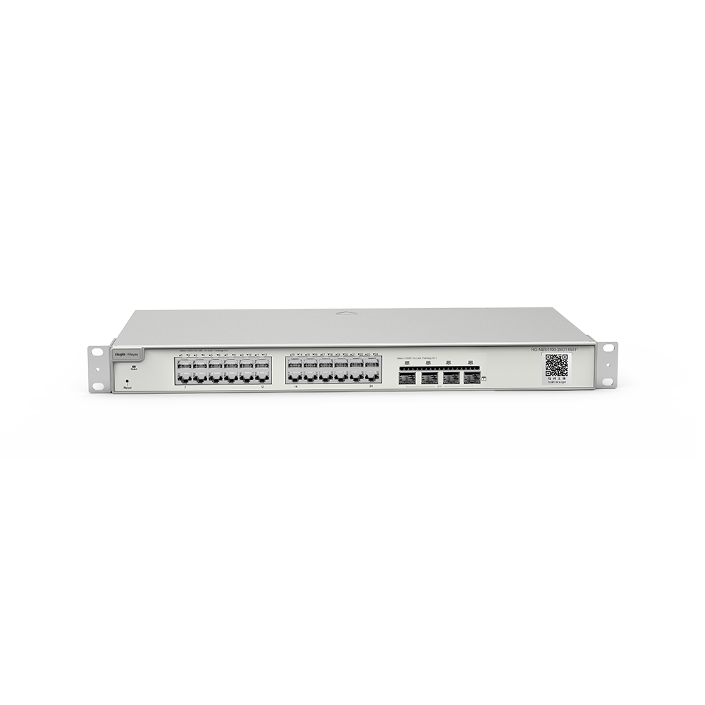 Rg-Nbs5100-48Gt4Sfp 48 10/100/1000Base-T Ports, 4 Sfp 1000Base-X Ports L2+ Cloud Managed Switches