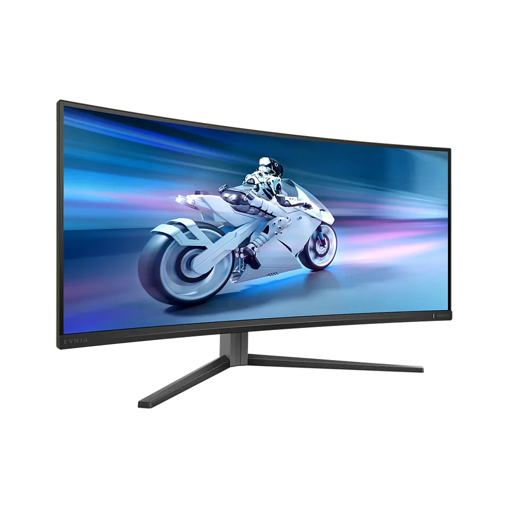 Philips Evnia 34 Inch Wqhd Hdmi 2.0 X 2 Qd Oled Curved Gaming Monitor - Black