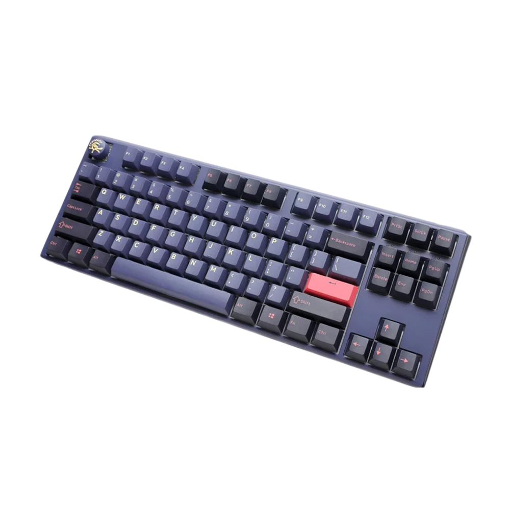 Ducky One 3 Tkl Pbt Hot Swap Blue Switch Cherry Rgb Wired Mechanical Gaming Keyboard Arabic - Cosmic Blue