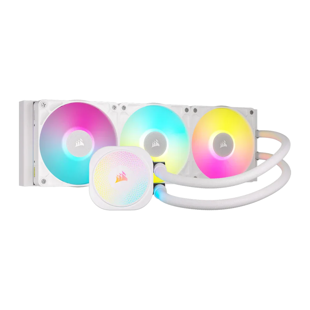 Corsair Icue Link Titan 360 Rx Rgb Aio Liquid Cpu Cooler - White