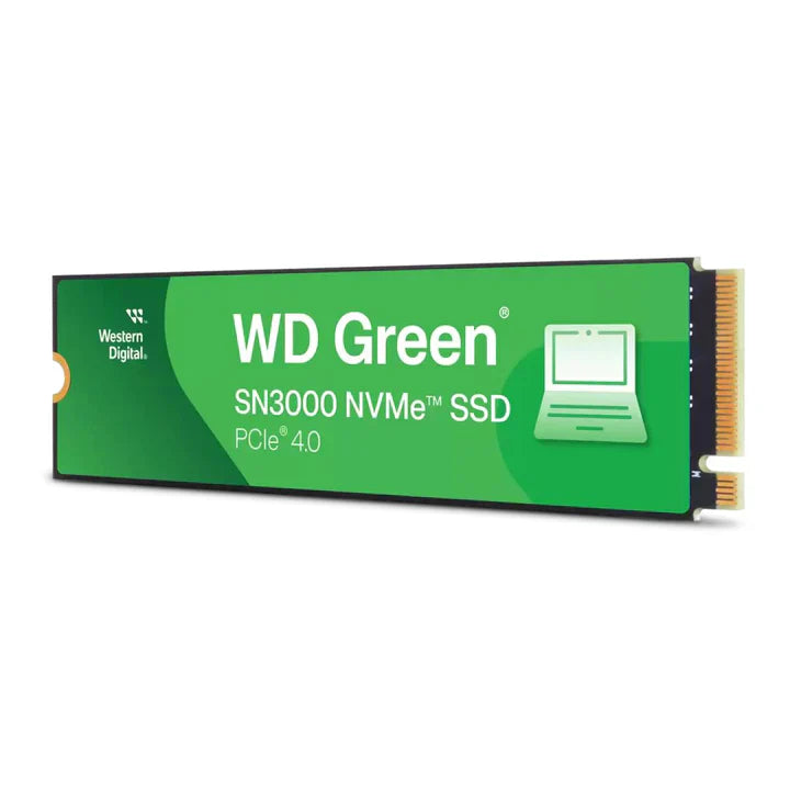 500GB NVMe SSD WD Green SN3000 Gen4 Upto 5000Mb/s