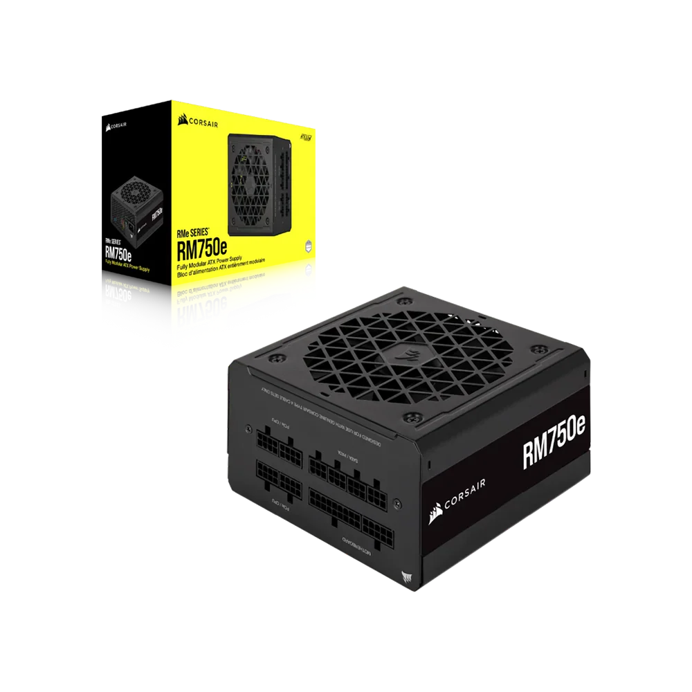 Corsair Rme Series Rm750E Fully Modular Low-Noise Atx Power Supply (Uk) Black