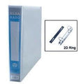 Alba Rado 50Mm Pvc 2D White Ring File A4 Insert Binder Box Of 12Pcs