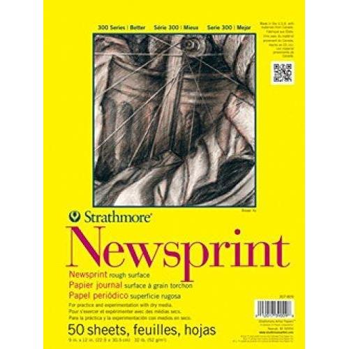 Canson Newsprint Rough Surface (22.9X30.5Cm) - 50Sheet