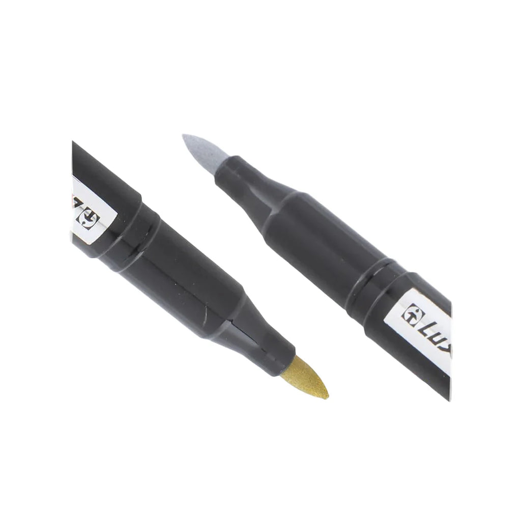 Luxor- Metallic Marker Gold & Silver - 4 Markers - Set Of 2 Packets