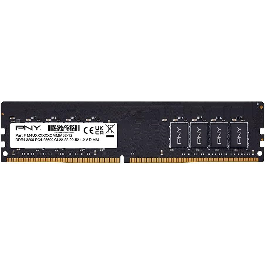 PNY 8GB DDR4 3200Mhz DIMM Memory Desktop (MD8GSD43200-TB)