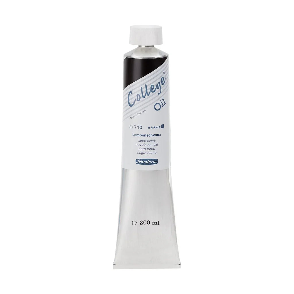 Schmincke College Oil Color, 200ml, Lamp Black