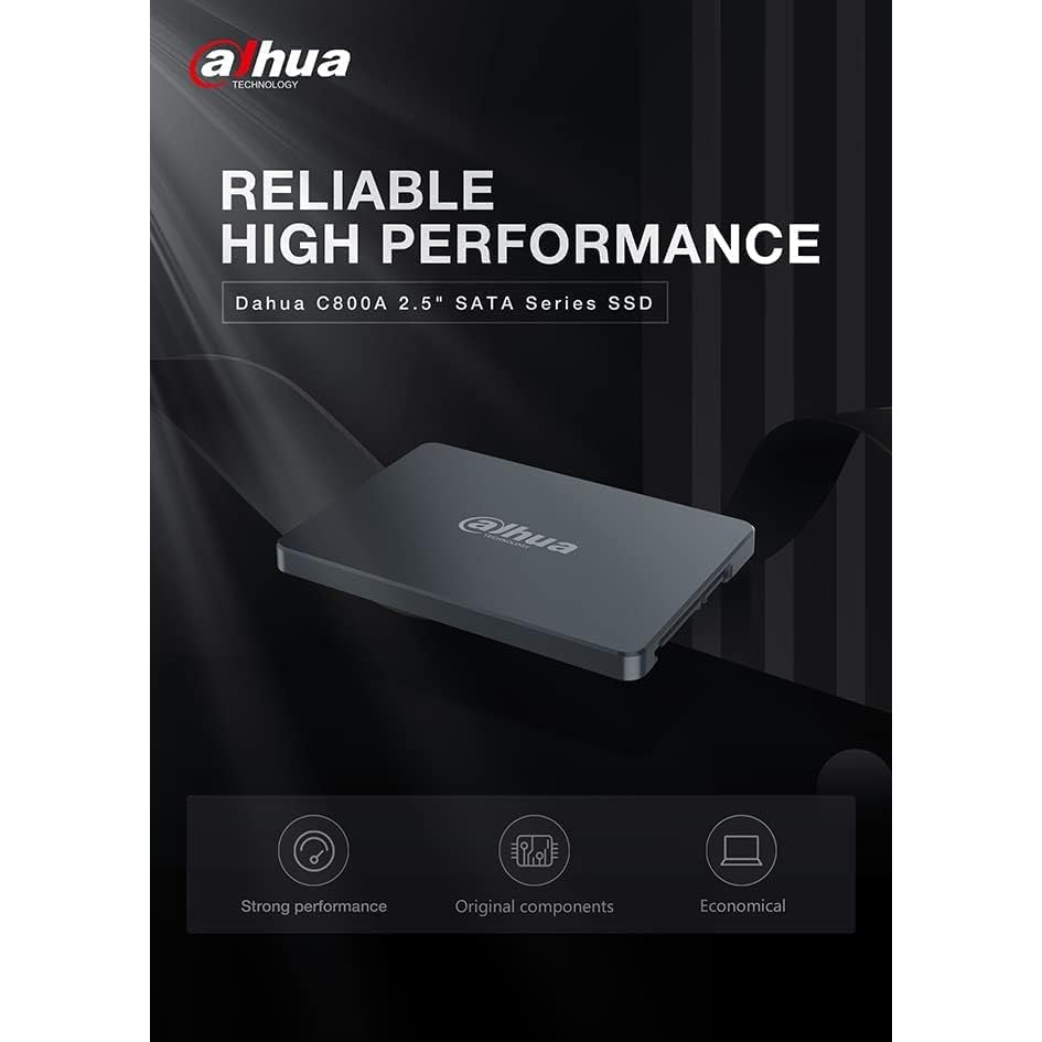 Dahua C800A 256GB 3D NAND SSD 2.5″ SATA 6Gb/s , 500MB/s