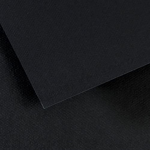 Canson Mi-Teintes Pad 16 Sheets Pastel Pad Spiral 32 X 41Cm Black