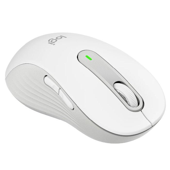 Logitech Signature M650 Wireless Bt Mouse (Size-S/M)- Off White