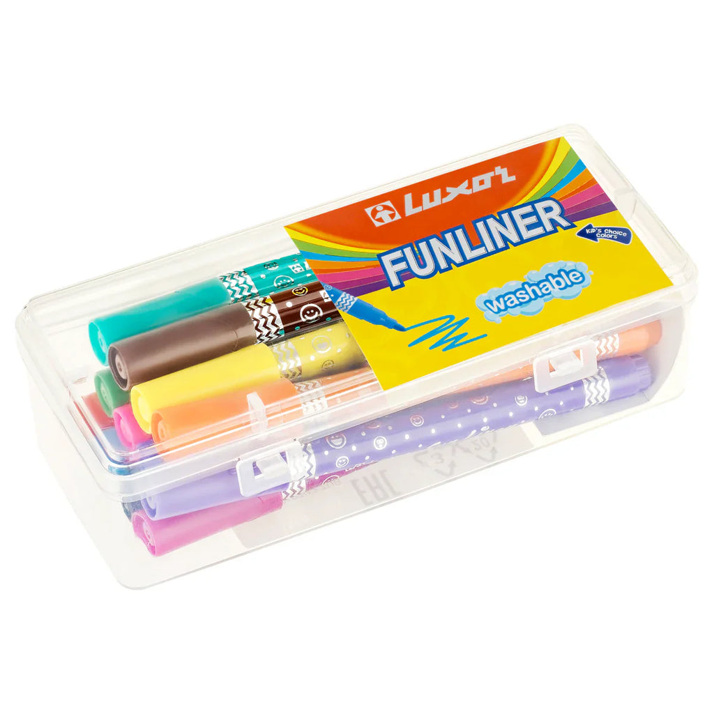 Luxor - Fun Liner Washable - Assorted (12’S Box)