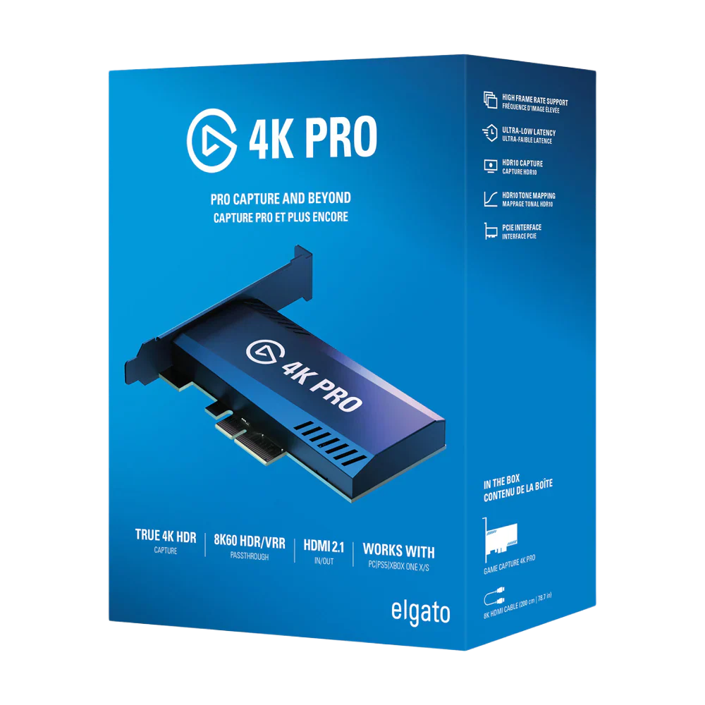Elgato Game Capture 4K Pro Stream - Black
