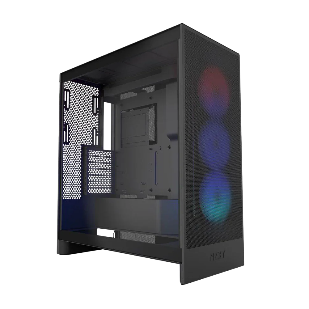 Nzxt H7 Flow (2024) Rgb Mid Tower Atx Case Black