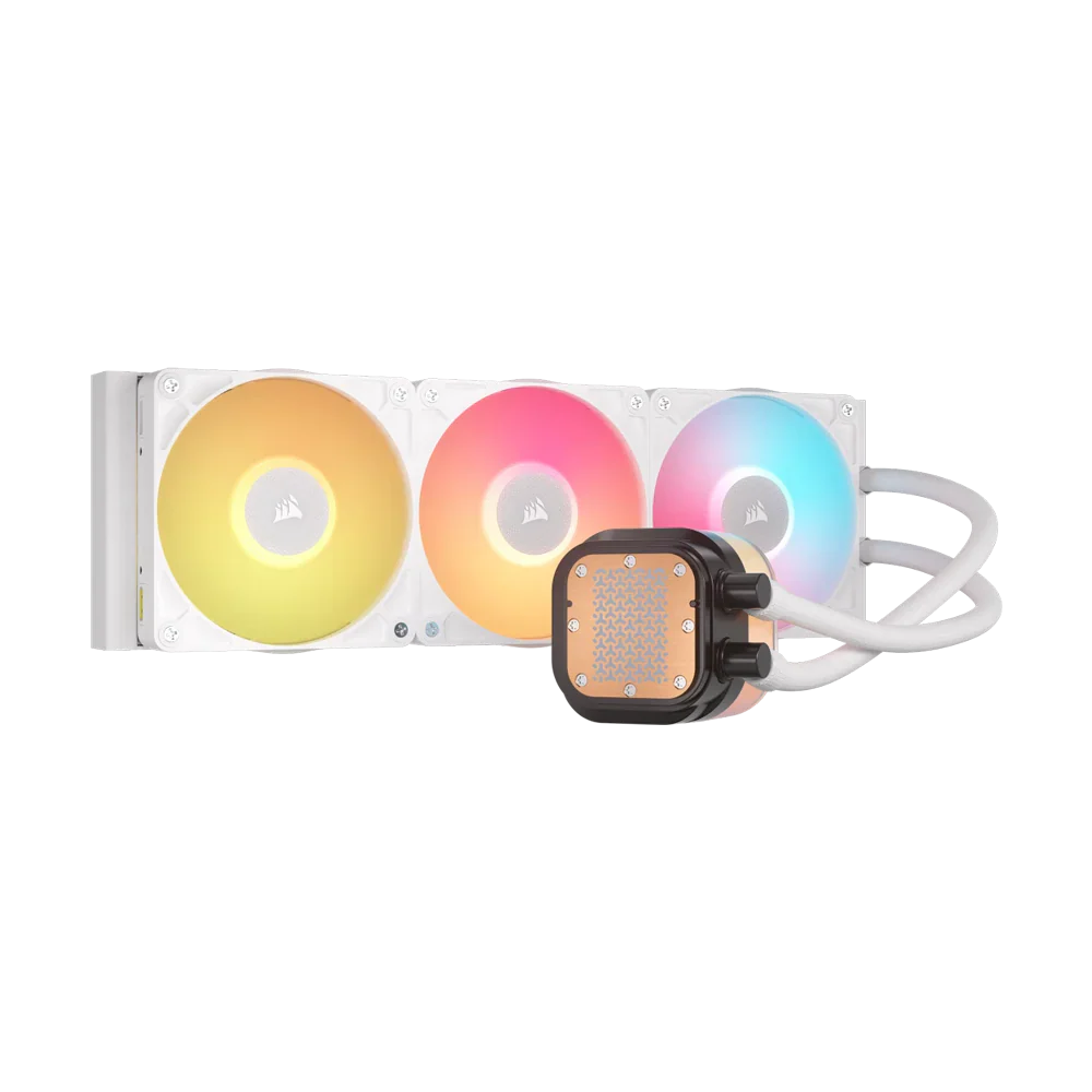 Corsair Icue Link Titan 360 Rx Lcd Liquid Cpu Cooler - White