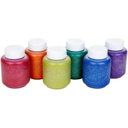 Crayola 6 CT GLITTER PAINT SET