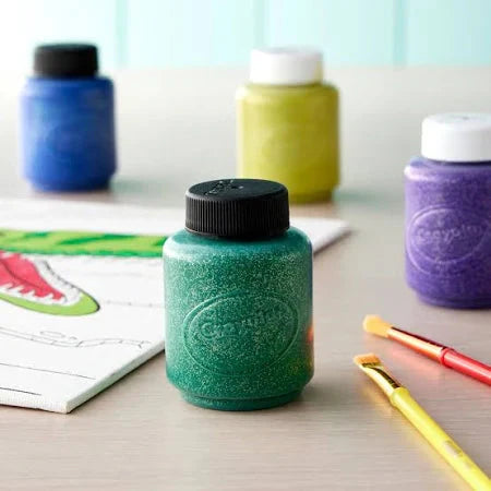 Crayola 6 CT GLITTER PAINT SET