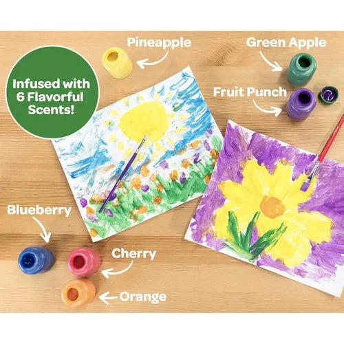 Crayola 6 CT SILLY SCENTS WASHABLE KIDS PAINT
