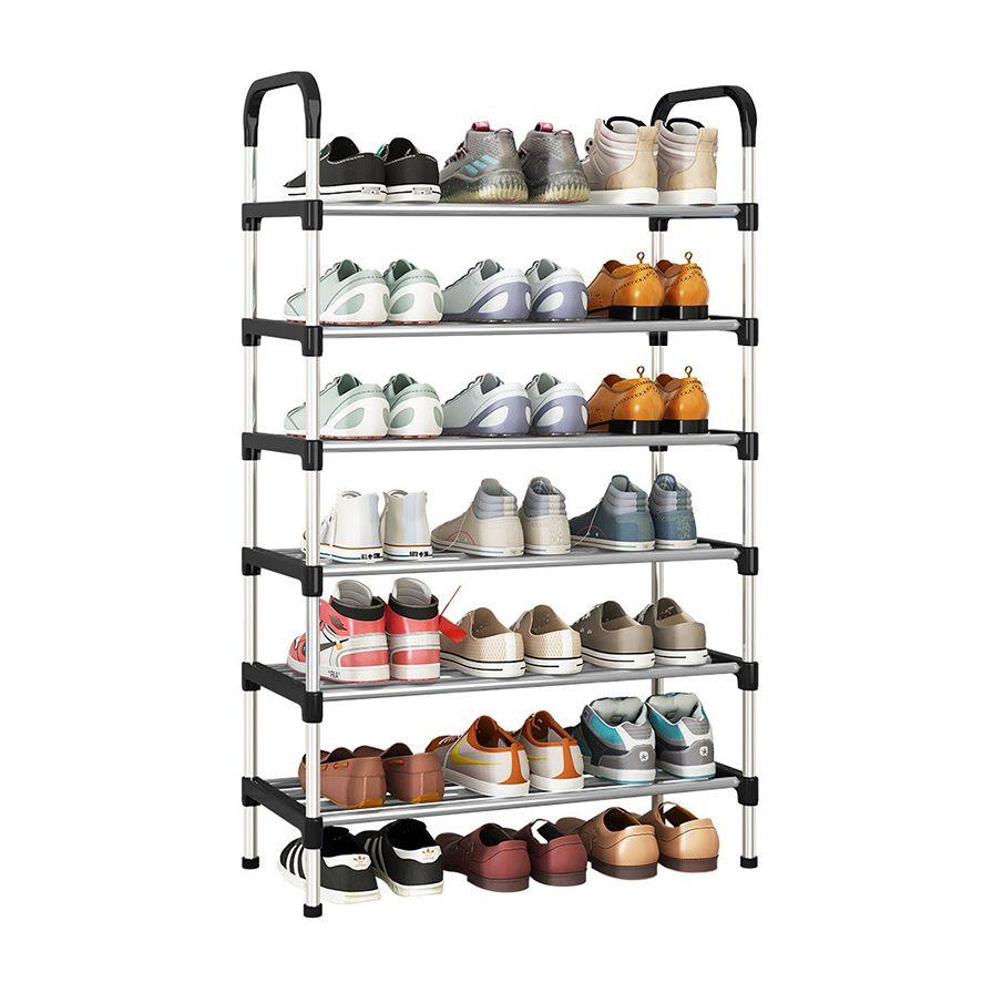 6 Tier Steel Shoe Rack With Handle