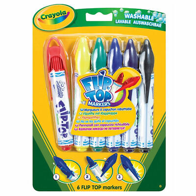 Crayola 6 ct Flip Top Markers