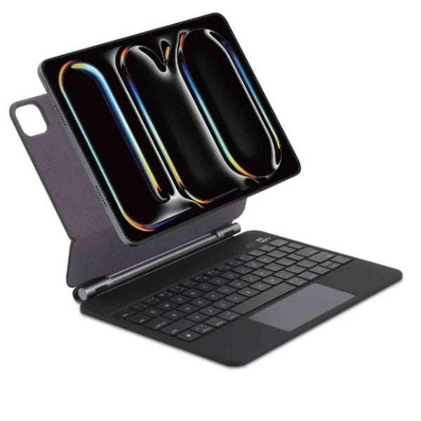 SIA MagKeyboard SIMGKB13M4 Magnetic Keyboard 6 lines layout for ipad pro 13" 2024 with Pencil holder -black AR/ENG