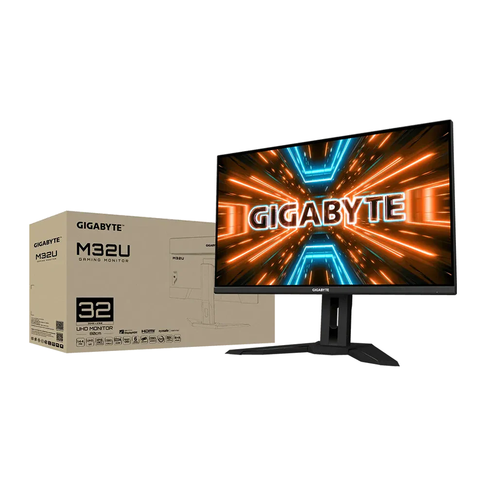 Gigabyte M32U Hdmi 2.1 32 Inch 4K 144Hz Gaming Monitor Black