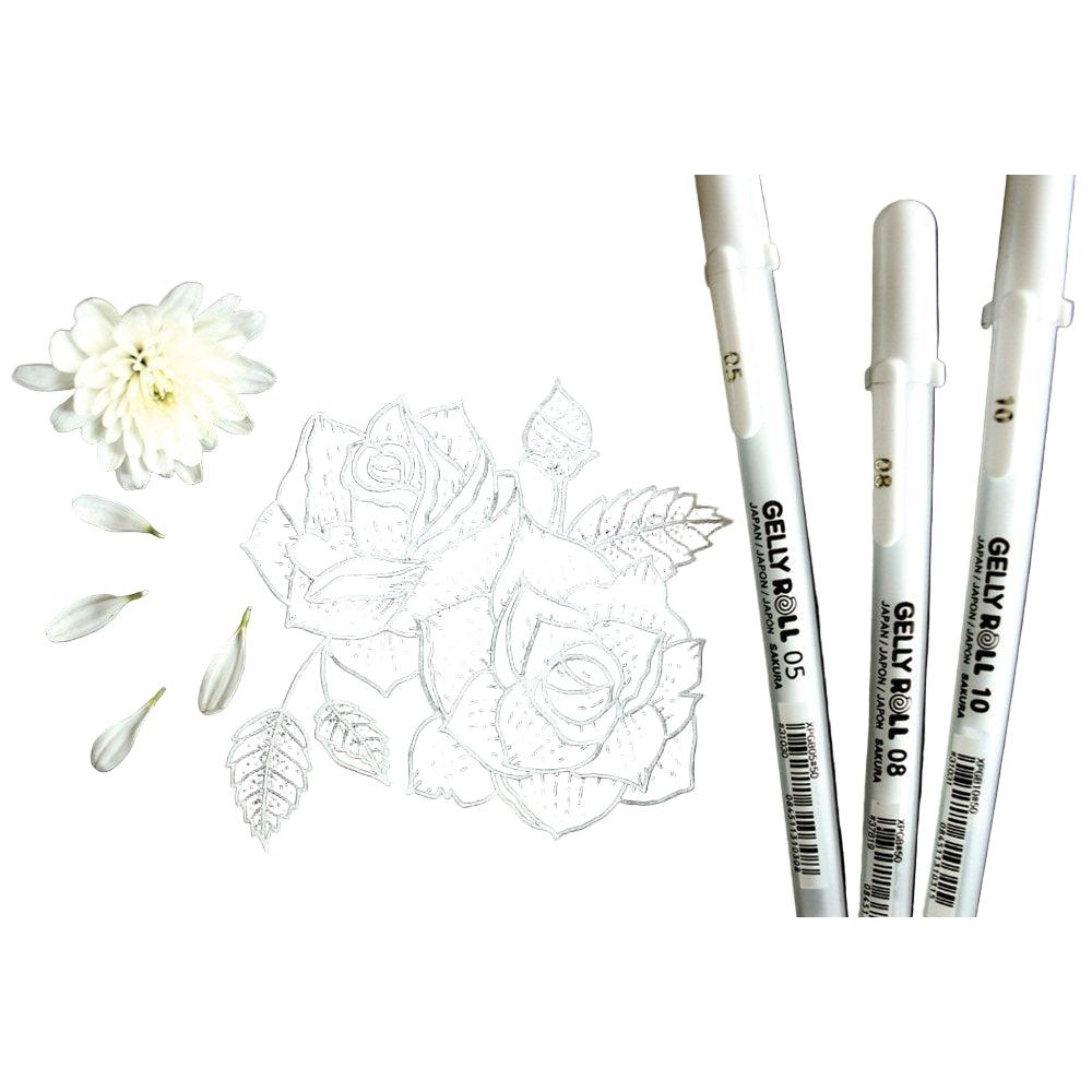 Sakura Gelly White 10-Set Of 2 Piece