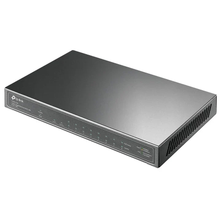 TP-Link SG1210P 10-Port Gigabit Desktop Switch with 8-Port PoE+