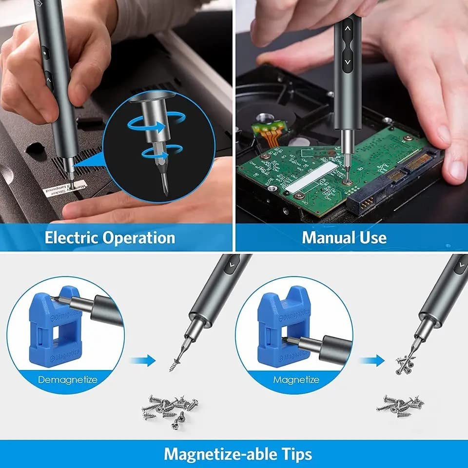 28 IN 1 PRECISION ELECTRIC SCREWDRIVER SET N30