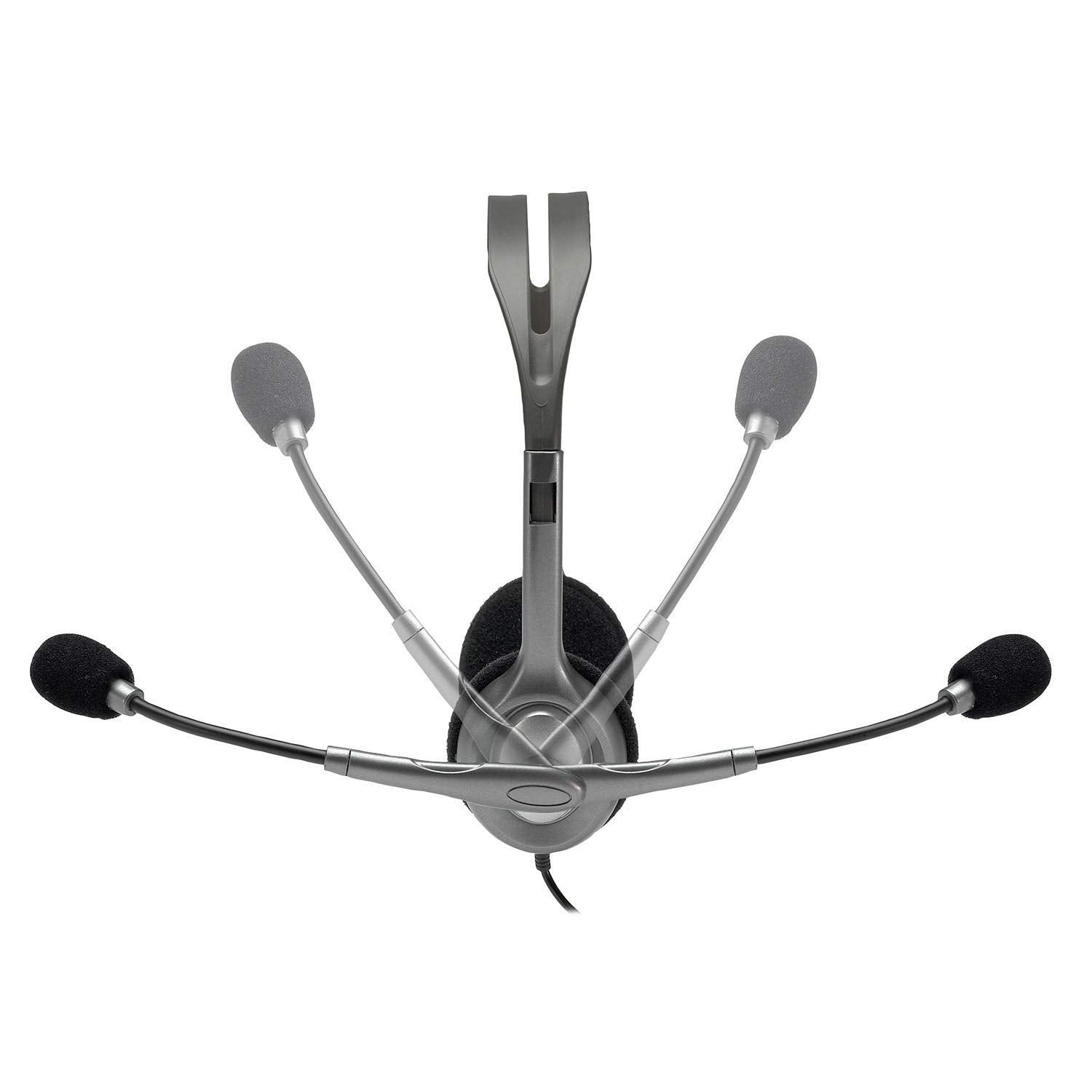 Logitech H110 Wired On Ear Headphones With Mic, Stereo With Noise-Cancelling,3.5-Mm Dual Audio Jack