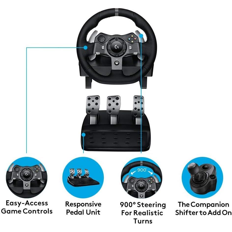 Logitech G920 Driving Force Racing Wheel For Xbox & Pc