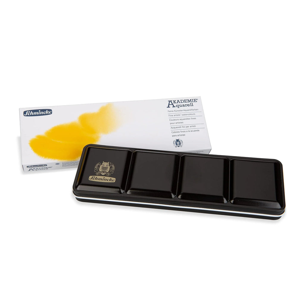 Schmincke - Akademie Aquarell Box, 12 × 1/1 Pans