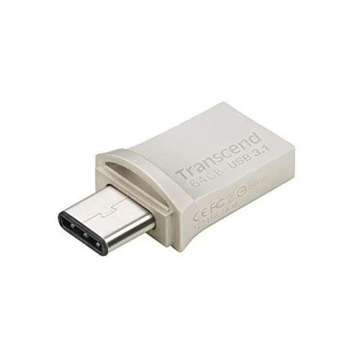 Transcend 64GB Type-C + USB 3.1 Flash Drive