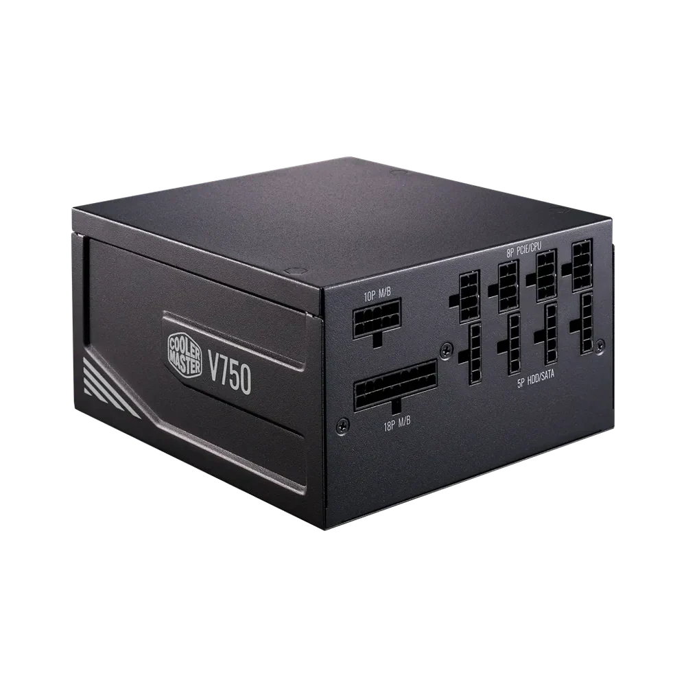 Cooler Master V750 750W V2 80 Plus Gold Power Supply - Black